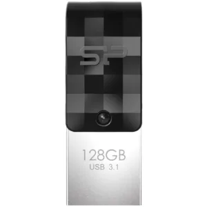فلش مموری OTG سیلیکون پاور مدل Mobile C31 ظرفیت 128 گیگابایت