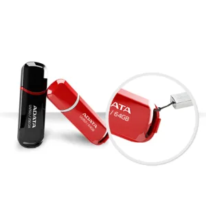 فلش مموری ای دیتا مدل UV150 ظرفیت 64 گیگابایت، رابط USB 3.2 Gen1، سرعت خواندن 90 مگابایت بر ثانیه، طراحی درپوش‌دار، سازگار با گوشی، تبلت، کامپیوتر و تلویزیون