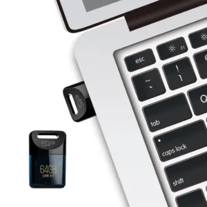 فلش مموری سیلیکون پاور Jewel J06 ظرفیت 64 گیگابایت، رابط USB 3.1 و سازگار با USB 2.0، مقاوم در برابر آب، گرد و غبار و لرزش، ابعاد کوچک و وزن سبک